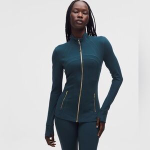 NWOT Lululemon🍋Define Jacket Nulu Colour Indochine Blue/Gold Sz 2